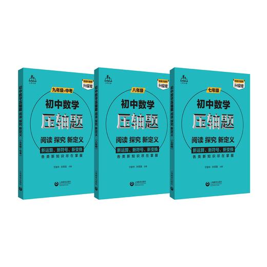 初中数学压轴题：阅读、探究、新定义（3本）合辑 商品图0