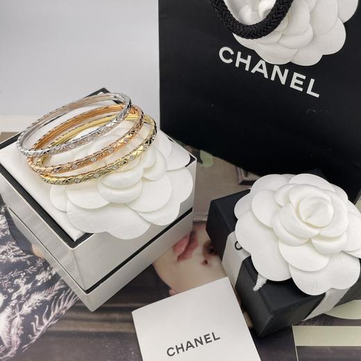 香奈儿 细版半钻菱格手镯（XJ） 商品图0