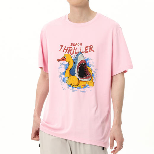 【冰氧棉】【DSK】大依优型大码短袖T恤潮牌设计感字母印花圆领加肥加大百搭体恤男士胖子上衣 商品图4