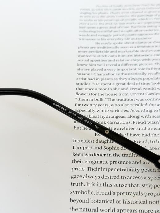 QT64-香奈儿 链条双C 醋酸纤维 不规则形 光学镜架 男女同款情侣款素颜镜（QT*JH）夏季专享 商品图8