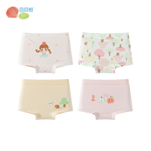 贝贝怡女童儿童内裤（4件装）ZB5EP022 商品图7