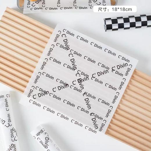 18*18cm  半透明C'Divin 托盘垫纸提拉米苏蛋糕防油垫纸 约500张 商品图1
