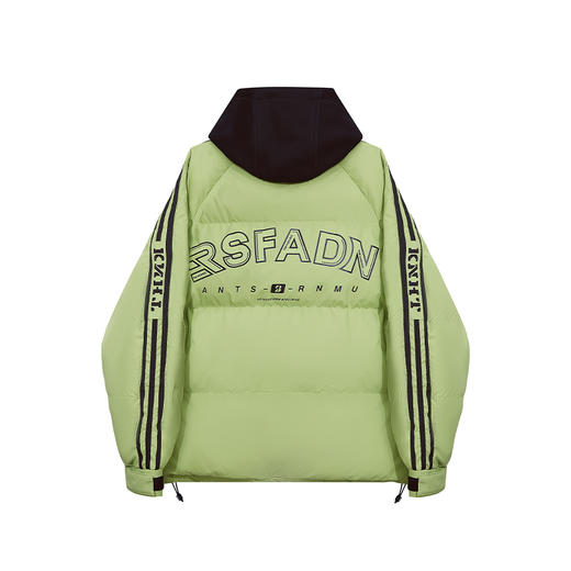 【新品上新】HX 冬季短款带帽棉服免洗防水C112440043101/02 商品图1