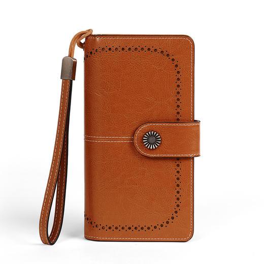 【预售3天】2025爆款零钱包夏ins风小众设计长款皮夹手包ZP2046 商品图4