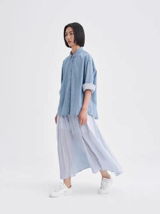 2楼素然松斜纹牛仔衬衫吊牌价1450 商品图1