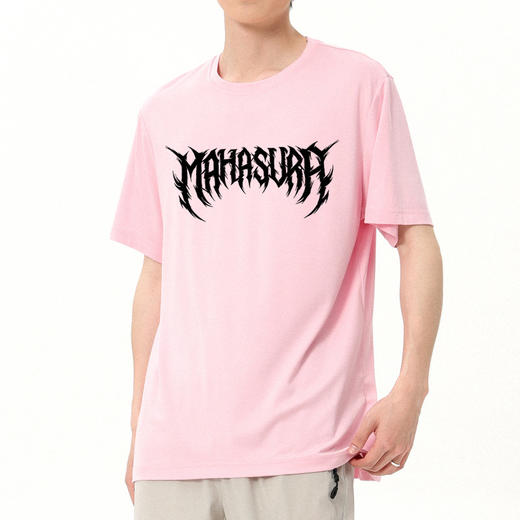 【冰氧棉】【DSK】大依优型大码短袖T恤潮牌设计感字母印花圆领加肥加大百搭体恤男士胖子上衣 商品图3