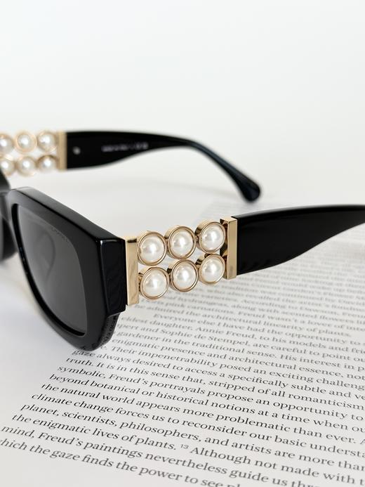 QT52-香奈儿珍珠镜腿太阳镜（QT*JH）夏季专享 商品图2