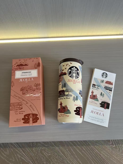 原单正品星巴克×韩国城市限定咖啡杯保温杯 | 四色杯盏，盛住一城山海与烟火
355ml容量 四个颜色 现货发
内外都是304不锈钢
出口韩国订单 商品图7