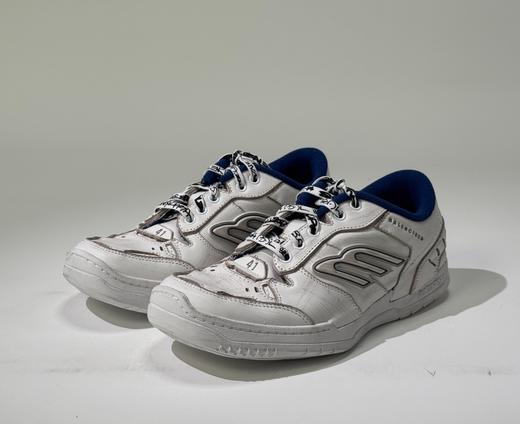 中性款圆头皮面系带做旧休闲鞋004 商品图1