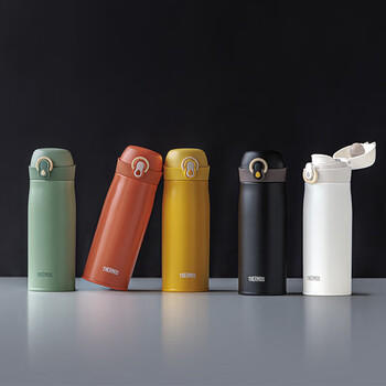 膳魔师（THERMOS）保温杯400毫升316钢男女士儿童保冷水杯子茶杯TCME-400S-OR 商品图0