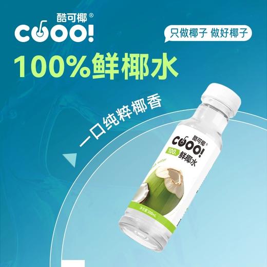 【自营】酷可椰100% 白色椰子水300ml*8瓶整箱装发货 商品图3