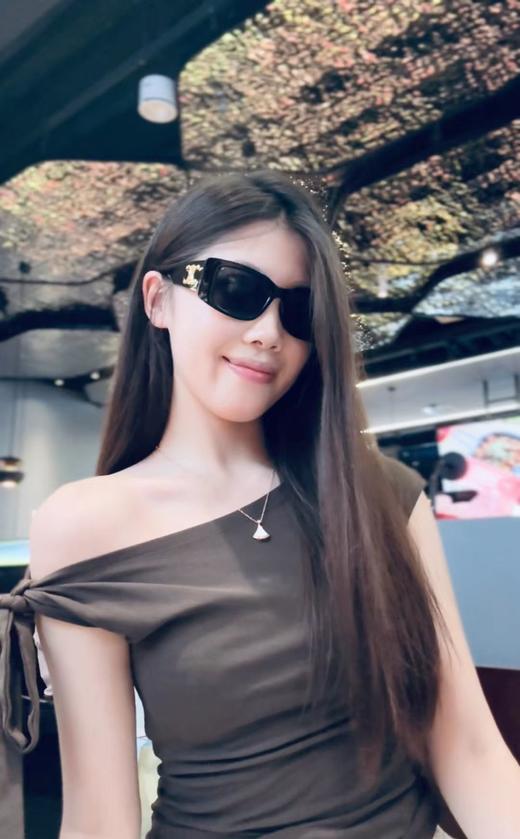 QT103-CELINE赛琳 全框设计 醋酸纤维 猫眼 太阳眼镜 女款 黑色（QT*JH）夏季专享 商品图5