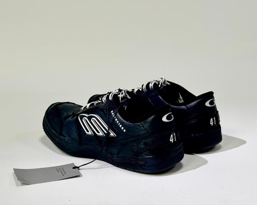 中性款圆头皮面系带休闲鞋004 商品图1