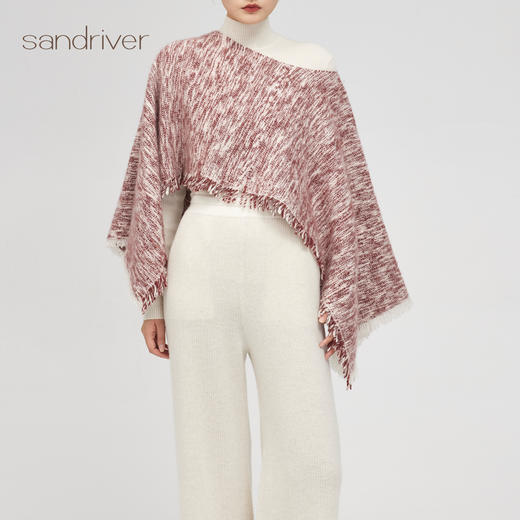 西藏羊绒针织阔腿裤 SJF96K363N 商品图2