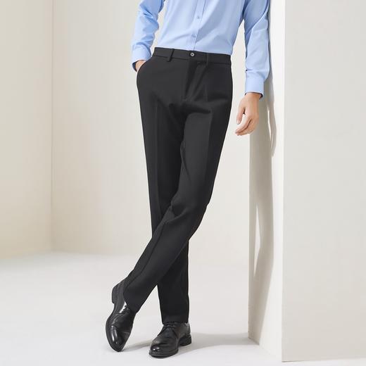 【针织弹力西裤】柒牌男装西裤2025秋季新款直筒商务中青年西装裤129H71810 商品图1