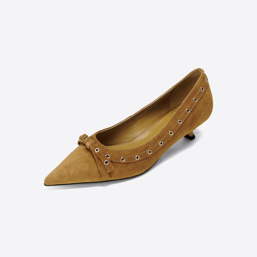 Westory2025年秋季尖头猫跟通勤百搭浅口单鞋S25CE76711 商品图1