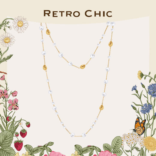 【戚薇&刘忻&法老同款】Garden of Eden 伊甸园系列 | 伊甸园果实珍珠长链 商品图0