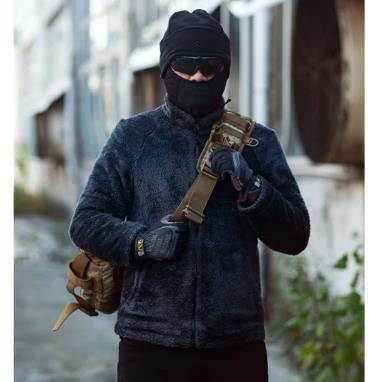 鹰爪乾坤魔猴双面战术外套舒适休闲加绒毛猴户外加厚男款外套 商品图2