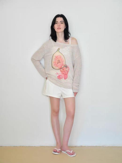 Evistub女装/E-5QCX1105/水果印花T恤女夏 商品图1