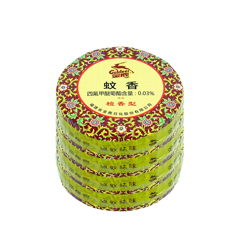 金鹿蚊香檀香祛味10盘*4盒