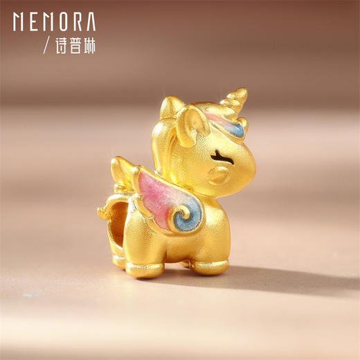 【新品首发】人间理想黄金足金独角兽转运珠情人节礼物MEMORA诗普琳HP874201 商品图4