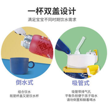 膳魔师（THERMOS）保温杯316L不锈钢成人学生儿童开学季水杯小黄鸭联名 550ml 商品图5