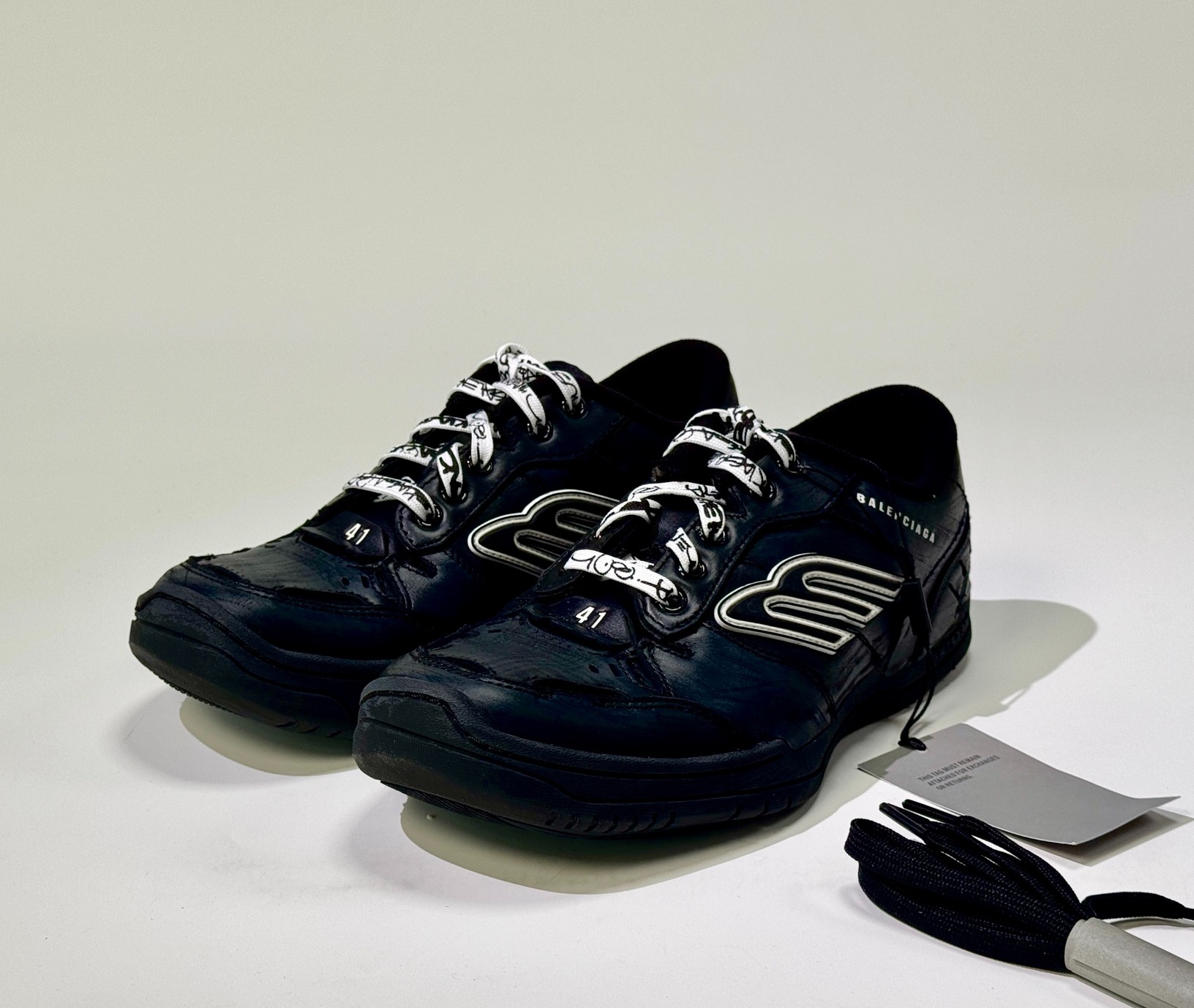 中性款圆头皮面系带休闲鞋004