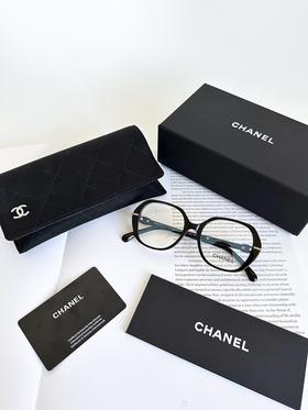 QT64-香奈儿 链条双C 醋酸纤维 不规则形 光学镜架 男女同款情侣款素颜镜（QT*JH）夏季专享