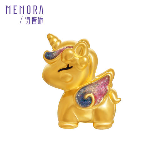 【新品首发】人间理想黄金足金独角兽转运珠情人节礼物MEMORA诗普琳HP874201 商品图5