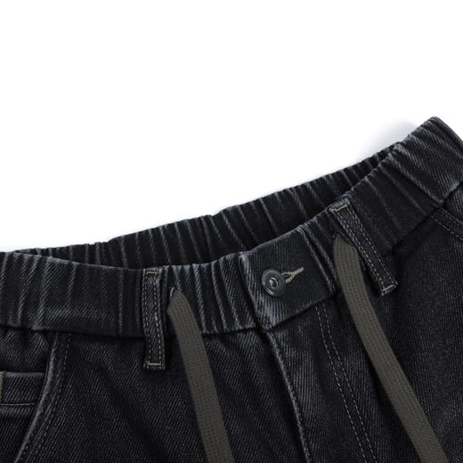 HX 冬季复古水洗萝卜牛仔长裤S201444226101 商品图2