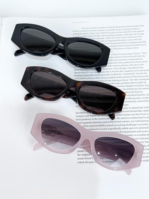 QT103-CELINE赛琳 全框设计 醋酸纤维 猫眼 太阳眼镜 女款 黑色（QT*JH）夏季专享 商品图0