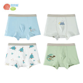 贝贝怡男童儿童内裤（4件装）ZB5EP019