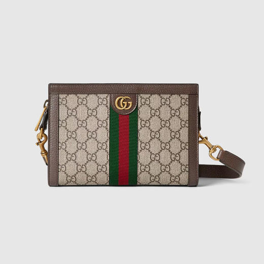GUCCI 古驰 男士 GG Supreme帆布 Ophidia系列 小号单肩包 混色 795467 96IWT 8745 商品图0