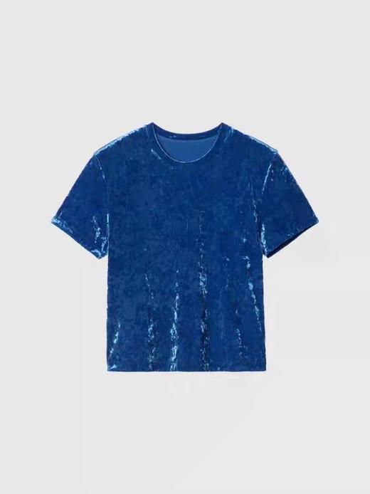 2楼素然光泽丝绒修身T恤吊牌价795 商品图3