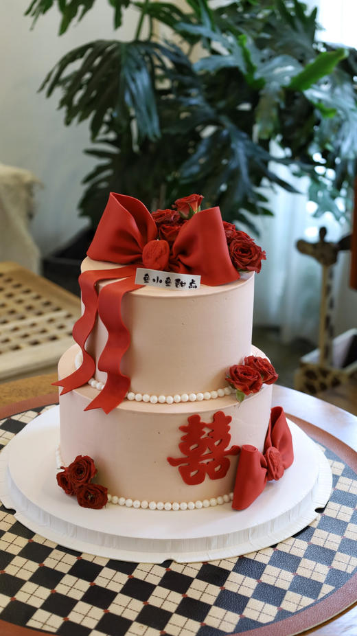 订婚蝴蝶结（图为8+6双层，需要同款拍8+6） 商品图1