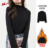 回力半高领打底衫女德绒黑色内搭秋冬莫代尔长袖上衣 商品缩略图1