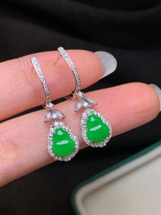 葫芦翡翠耳坠 商品图1