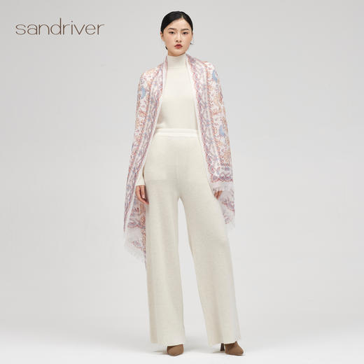 西藏羊绒针织阔腿裤 SJF96K363N 商品图3