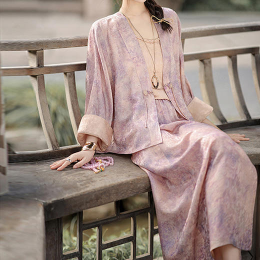 裁缝学苑AS541新中式国风开衫纸样背心半身裙套装纸样女装 商品图1