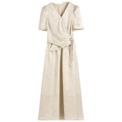 新中式连衣裙女夏季2025新款高级感气质收腰假两件国风裙子ZHANG8018 商品图4