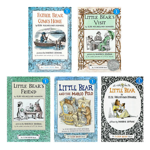 进口英文原版 I can read 一阶段 Little Bear  小熊系列5册合售（ICR） 商品图1