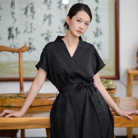 HERA CHOLE中女老钱风连衣裙 | 东方手艺面料撑起的女性美，任时光穿梭，美人不迟暮【3-7天发货，周末顺延】