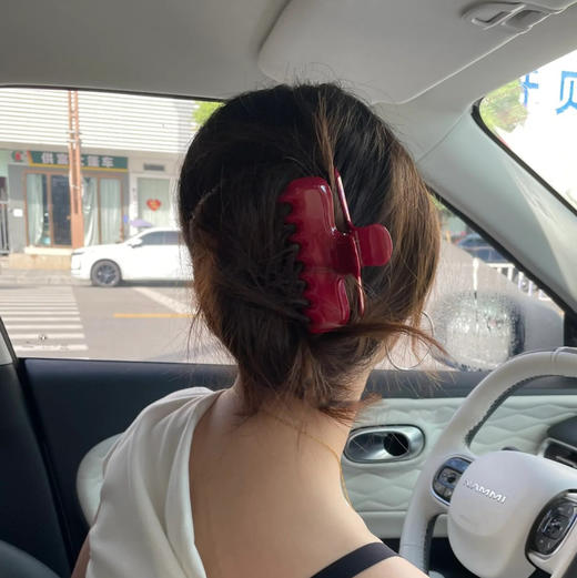 韩国小众jennie同款Smoot*mood醋酸抓夹发夹908 商品图6