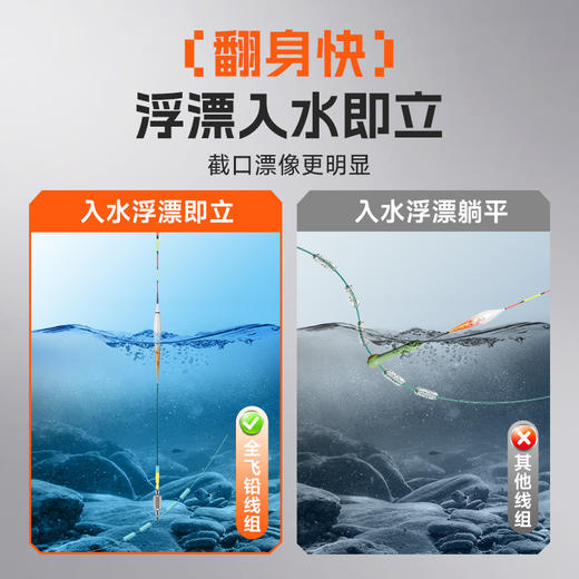 佳钓尼全飞飞铅翘嘴线组无结主线成品鱼线绑好钓组套装立漂专攻翘草鱼鲤鱼 商品图2