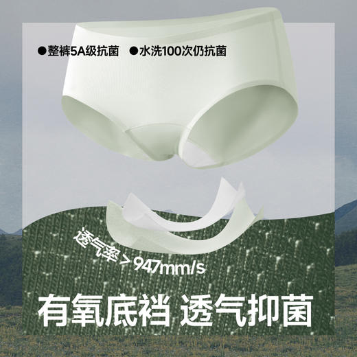 【25秋冬新品】蕉下女士肤感莫代尔内裤（3条装）GP105 商品图2