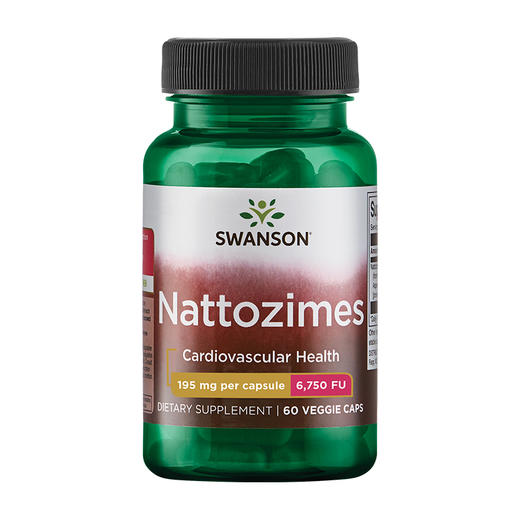 Swanson斯旺森纳豆激酶胶囊6750FU/粒美国非日本原装进口旗舰 商品图4