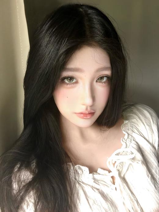 Breeze半年抛 · 春日恋爱&月球公告   14.2mm白狮参考着色中大直径  半年抛2片 商品图4