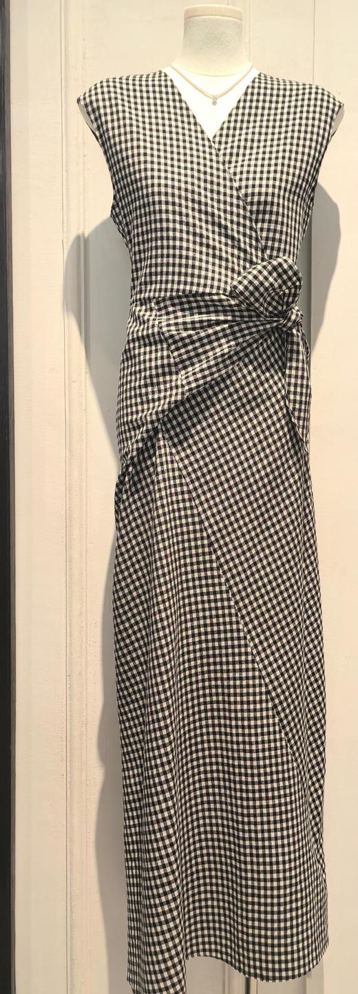 【门店同款】ENJOY夏季“都市漫游”交叉绑带格子裙 162993447 商品图1