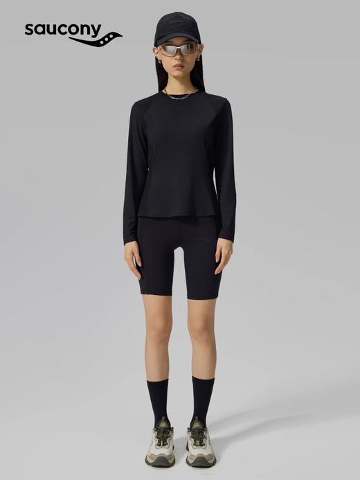 【云粉节】【新款上新】7楼索康尼超薄弹力修身圆领T女款款号SA1250LT83L-BK001吊牌价490 商品图4