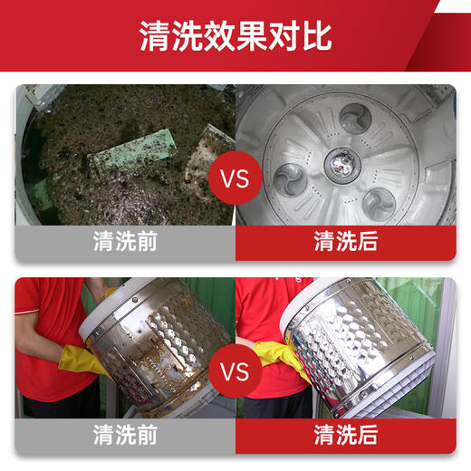 【家电清洗服务】波轮洗衣机上门清洗保养服务 商品图2